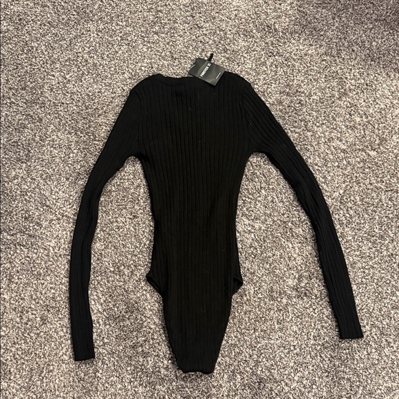 Forever 21 Black Criss-Cross Bodysuit - Small - Picture 6 of 7